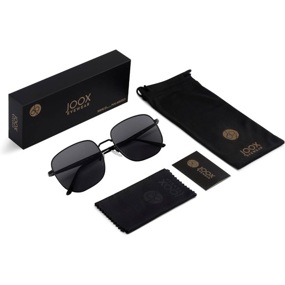 ✨Women Black Trendy Square Sunglasses Classic Hexagon Protection Sunglasses main image 5